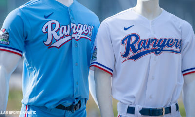 texas rangers jersey history